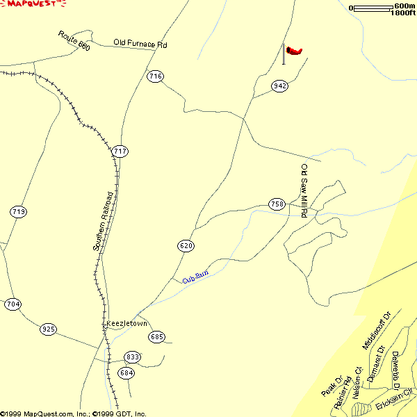 Watch for that 620 turn in Keezletown click on the windsock to find the training hill